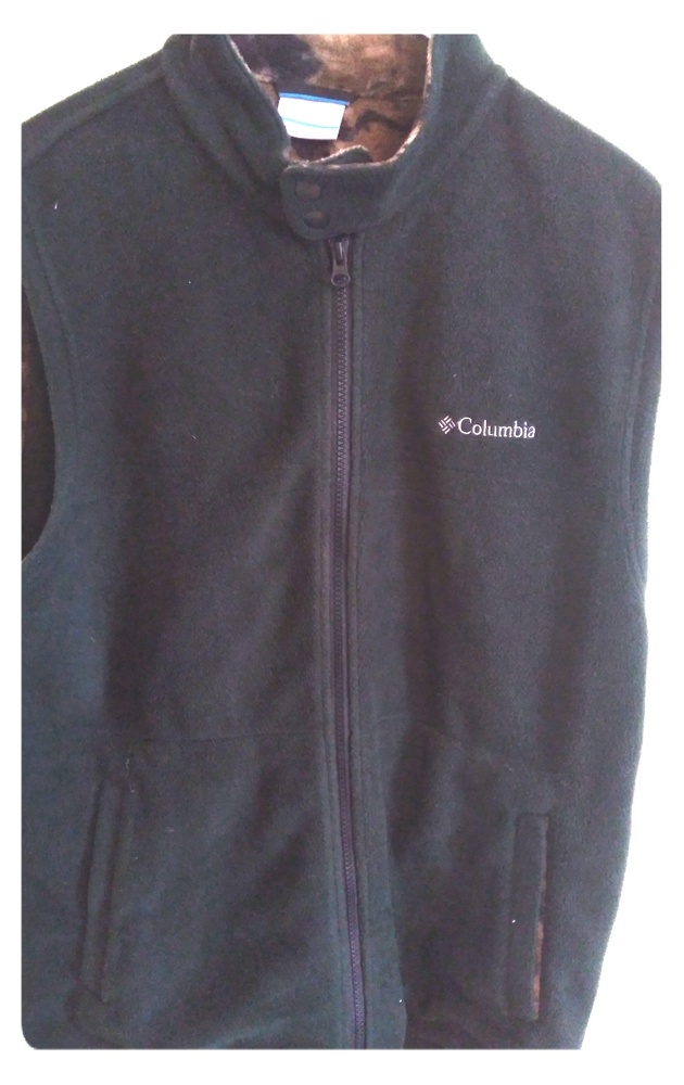 Columbia Hunter Green Fleece Vest Size Medium